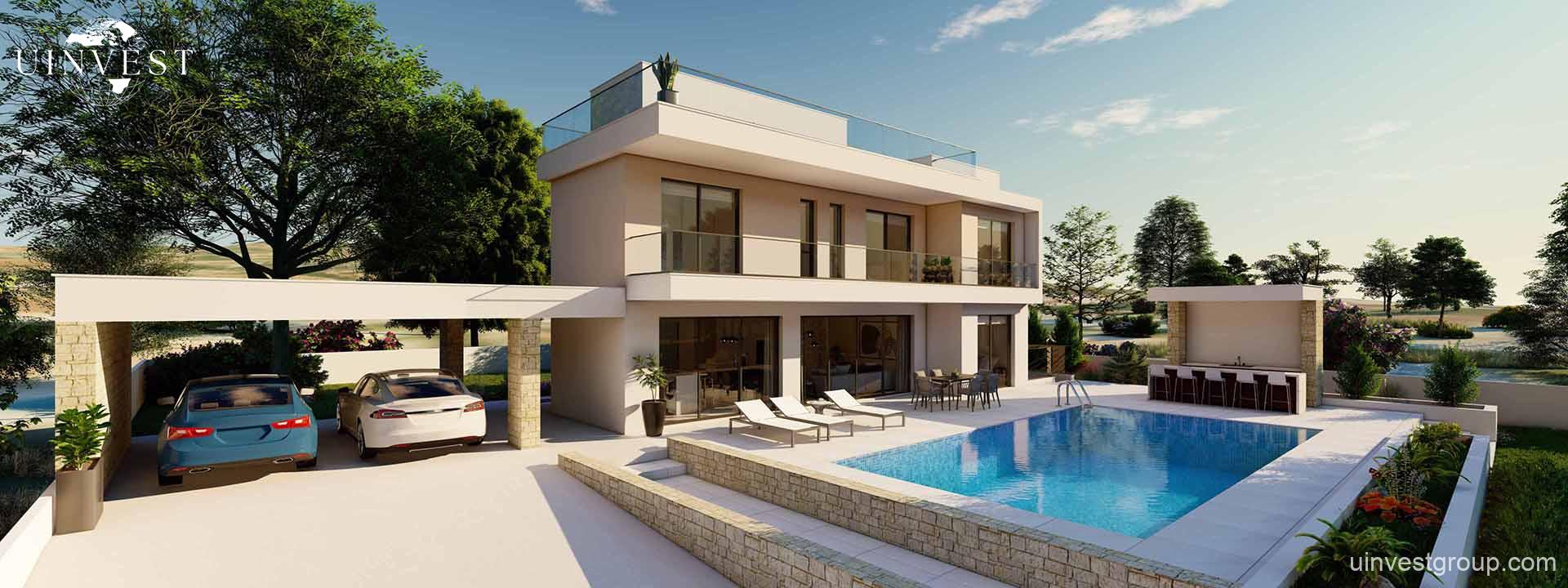 Sea caves-4 BEDROOM VILLA FOR SALE IN PEYIA, PAPHOS