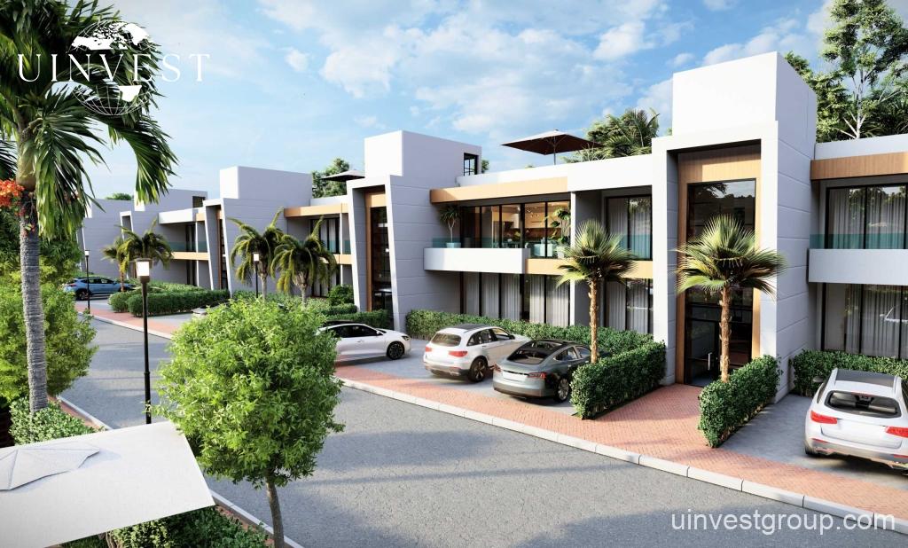 Orchard Yenibogazici: виллы и апартаменты, внешний вид (рендер)