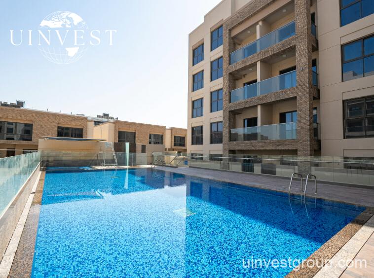 Exterior view of Eleganz by Danube – modern residential tower in JVC Dubai