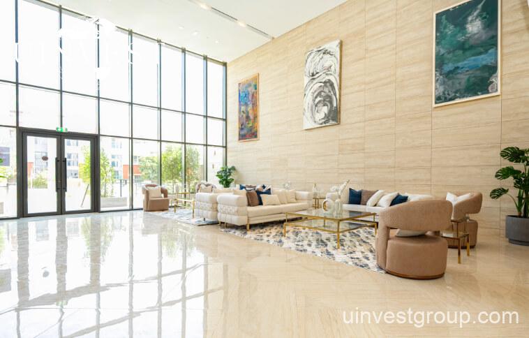 Exterior view of Eleganz by Danube – modern residential tower in JVC Dubai