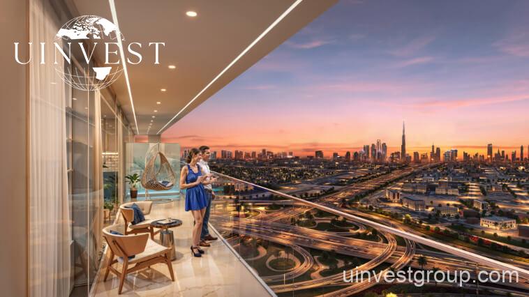 Timez by Danube in Dubai – Twin-tower convertible apartments with modern amenities and Golden Visa eligibility in Dubai Silicon Oasis