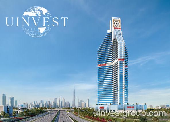Timez by Danube in Dubai – Twin-tower convertible apartments with modern amenities and Golden Visa eligibility in Dubai Silicon Oasis