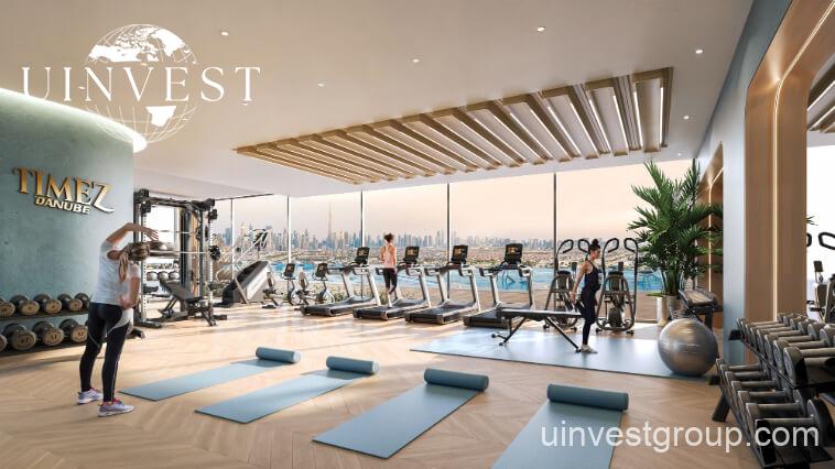 Timez by Danube in Dubai – Twin-tower convertible apartments with modern amenities and Golden Visa eligibility in Dubai Silicon Oasis