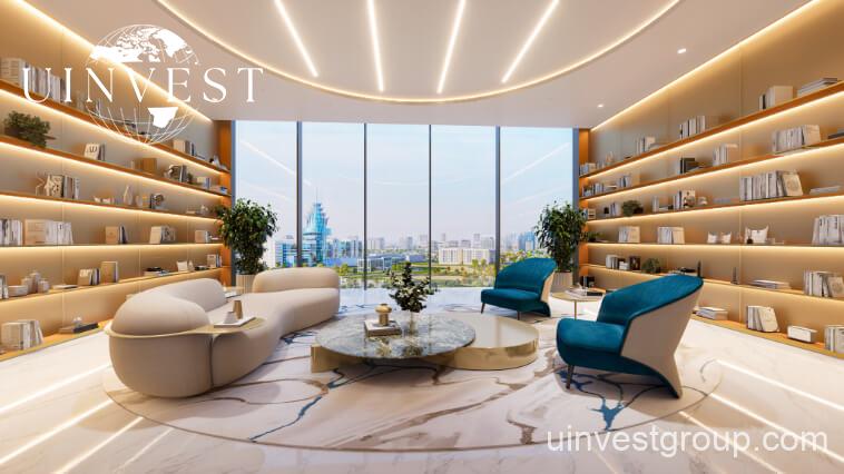 Timez by Danube in Dubai – Twin-tower convertible apartments with modern amenities and Golden Visa eligibility in Dubai Silicon Oasis