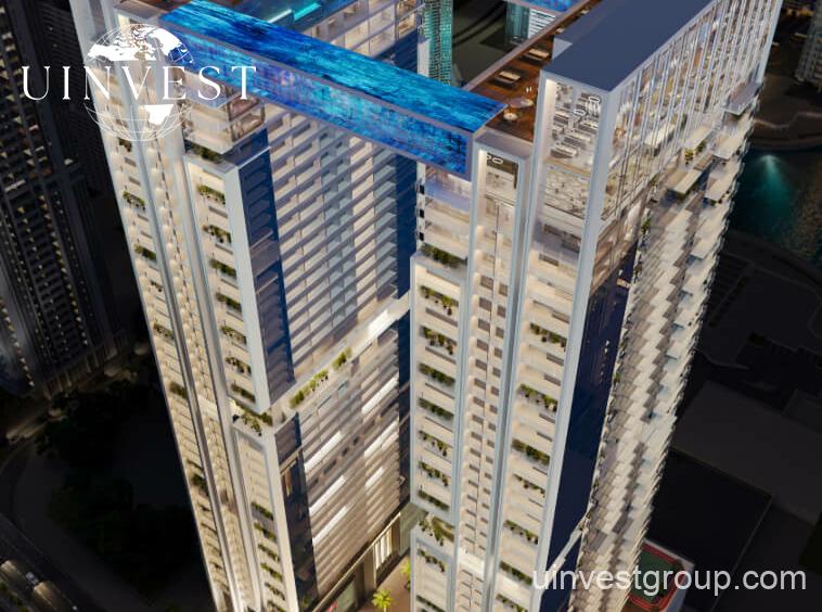 Viewz by Danube in Dubai – Aston Martin-designed twin towers with sky villas, private pools, and luxury apartments in Jumeirah Lake Towers