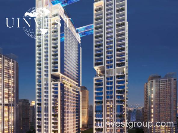 Viewz by Danube in Dubai – Aston Martin-designed twin towers with sky villas, private pools, and luxury apartments in Jumeirah Lake Towers