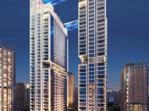 Viewz by Danube in Dubai – Aston Martin-designed twin towers with sky villas, private pools, and luxury apartments in Jumeirah Lake Towers