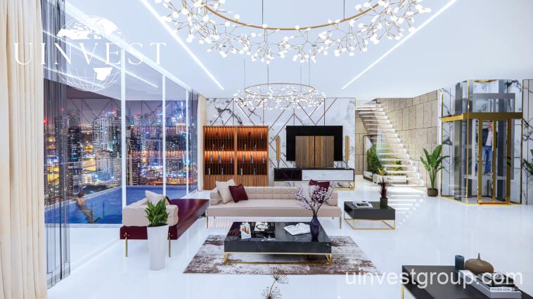 Viewz by Danube in Dubai – Aston Martin-designed twin towers with sky villas, private pools, and luxury apartments in Jumeirah Lake Towers
