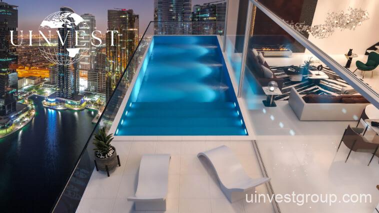 Viewz by Danube in Dubai – Aston Martin-designed twin towers with sky villas, private pools, and luxury apartments in Jumeirah Lake Towers