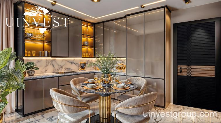 “Exterior view of Diamondz by Danube, a luxury residential tower in Jumeirah Lake Towers, Dubai.”