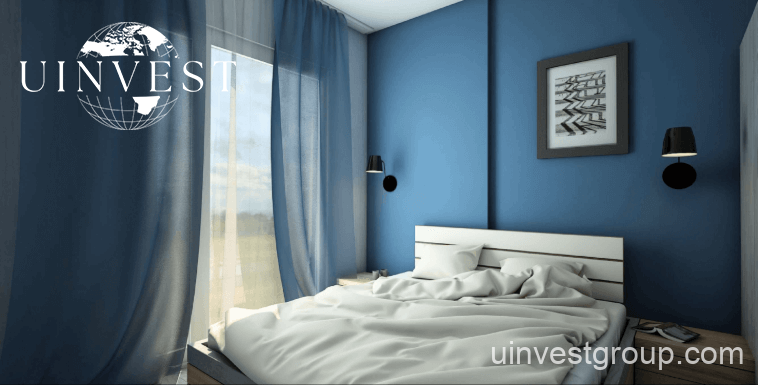 Horizon Elegance Tower in Batumi – modern 32-floor aparthotel with panoramic balconies and sea views, located 150 meters from the Black Sea.
