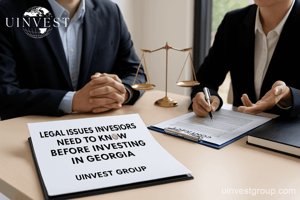Legal Issues Investors Need to Know Before Investing in Georgia