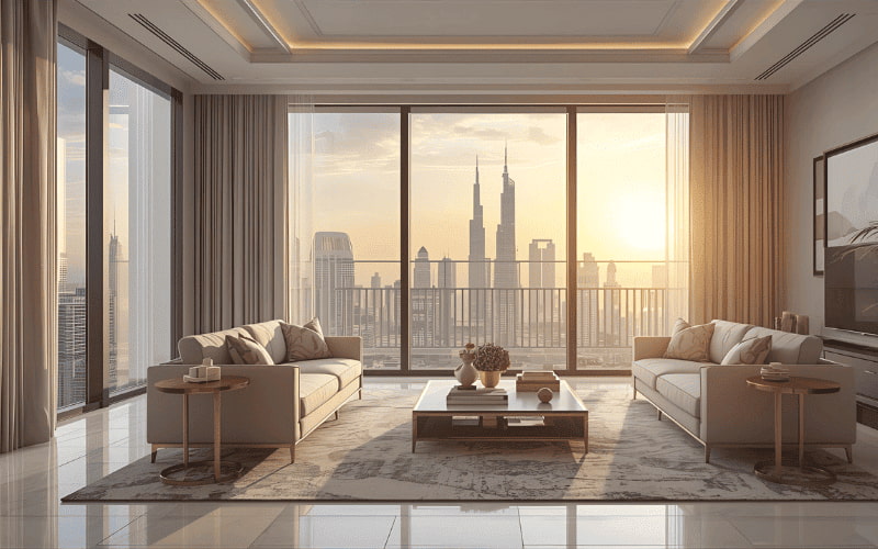 dubai apartment price per square meter