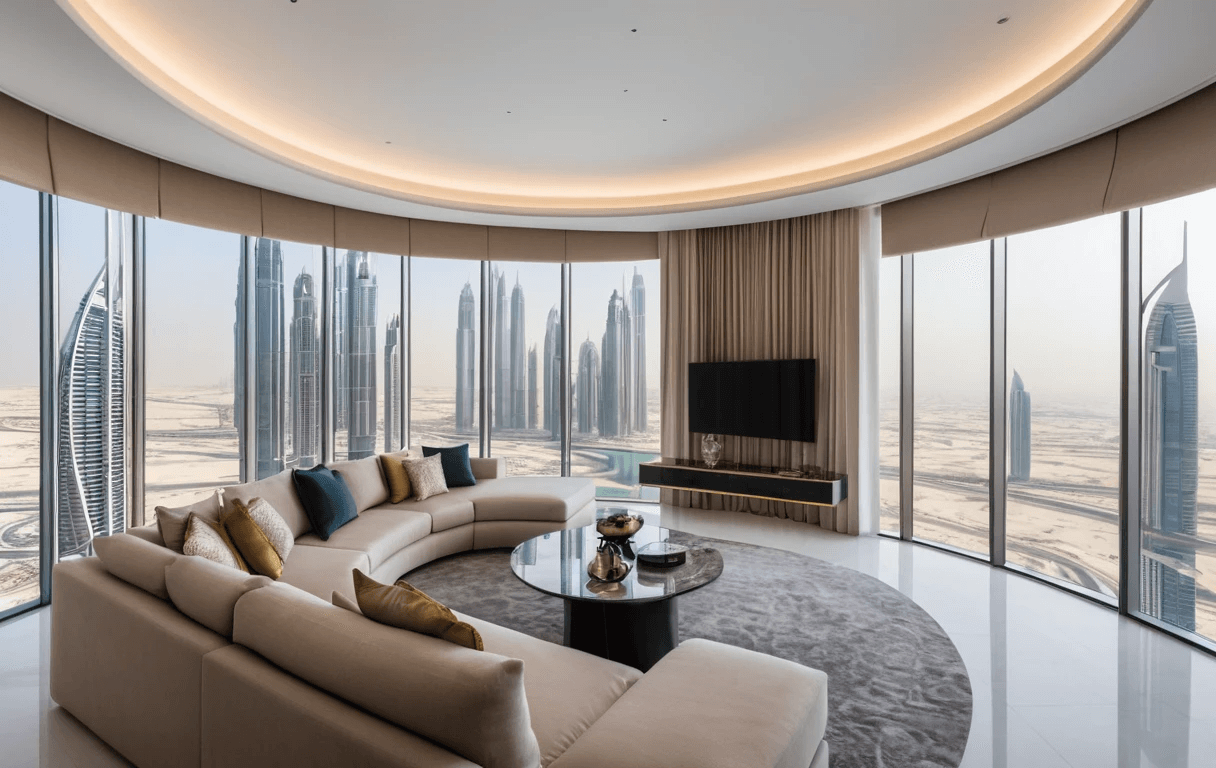 down town dubai modern apartment.