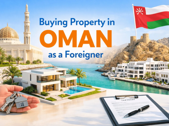 Buying property in Oman as a foreigner - mosque, marina and luxury villas in Muscat