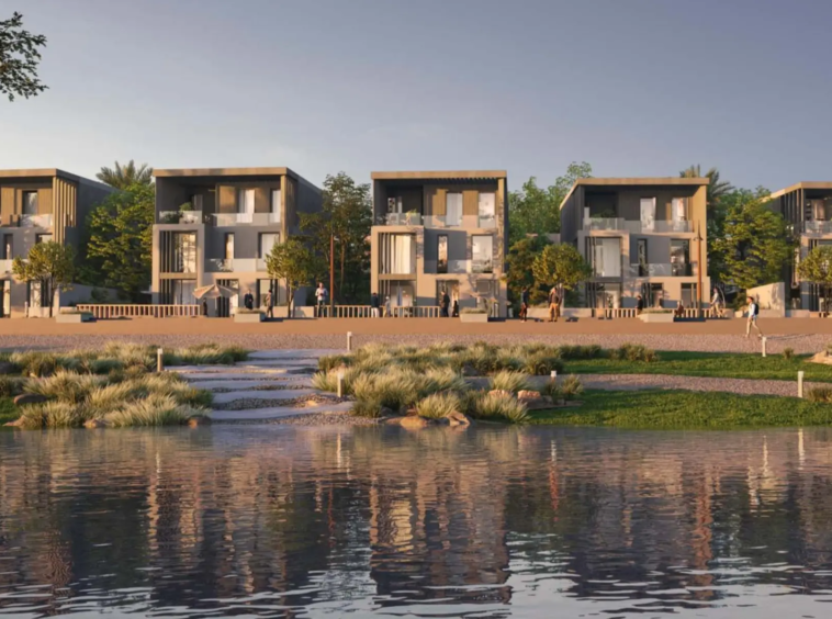 Wadi Zaha apartments with landscaped gardens and swimming pool, Sultan Haitham City, Oman