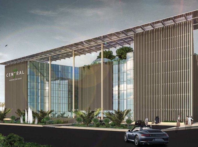 Central 7, Knowledge Oasis Muscat — Tier I Business Centre in Oman — central 7 muscat solar canopy facade