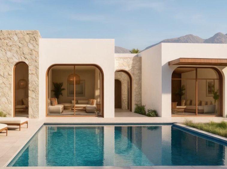 Olive Farms, Jebel Sifah, Oman — 46 Freehold Villas from $195,100 — olive farms jebel sifah minimalist villa stonework