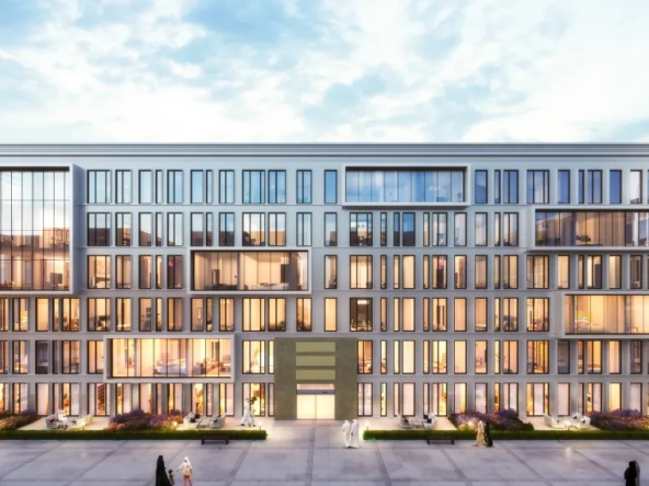 Front elevation of the Maysan, Duqm apartment building