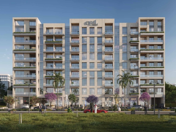 Full front elevation of Opal Residence, Muscat Hills