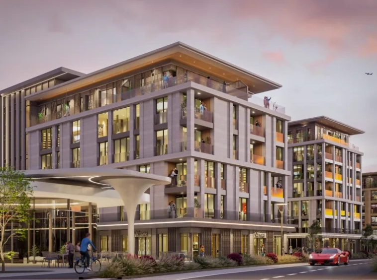 Mixed-use apartment building at Sarooj Oasis Villas, Sultan Haitham City