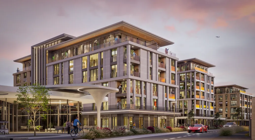 Mixed-use apartment building at Sarooj Oasis Villas, Sultan Haitham City