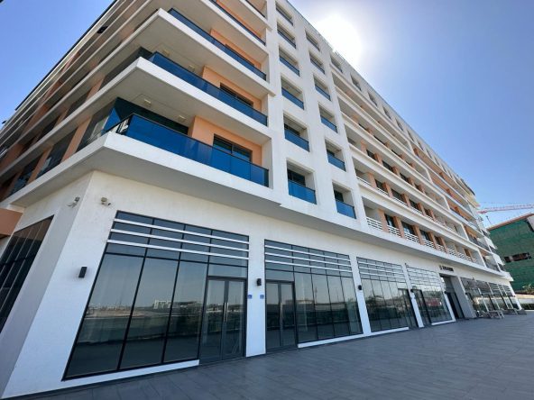 Ground-floor retail shopfronts at The Pearl Muscat Hills