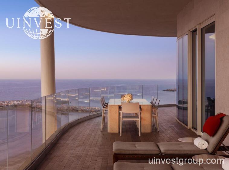Presidential Suite private deck with sea views at The St. Regis Al Mouj Muscat Resort