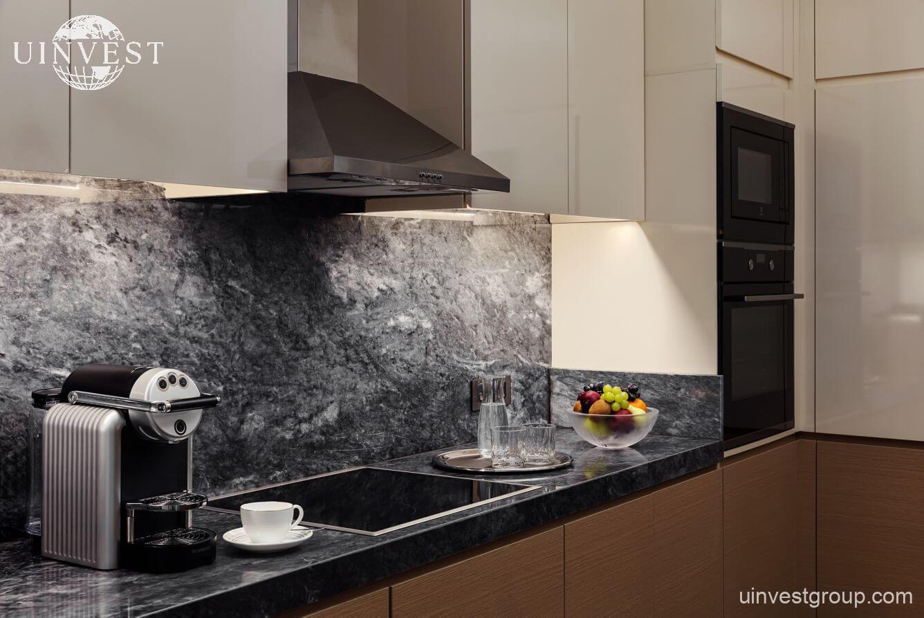 Pearl Suite kitchen at The St. Regis Al Mouj Muscat Resort