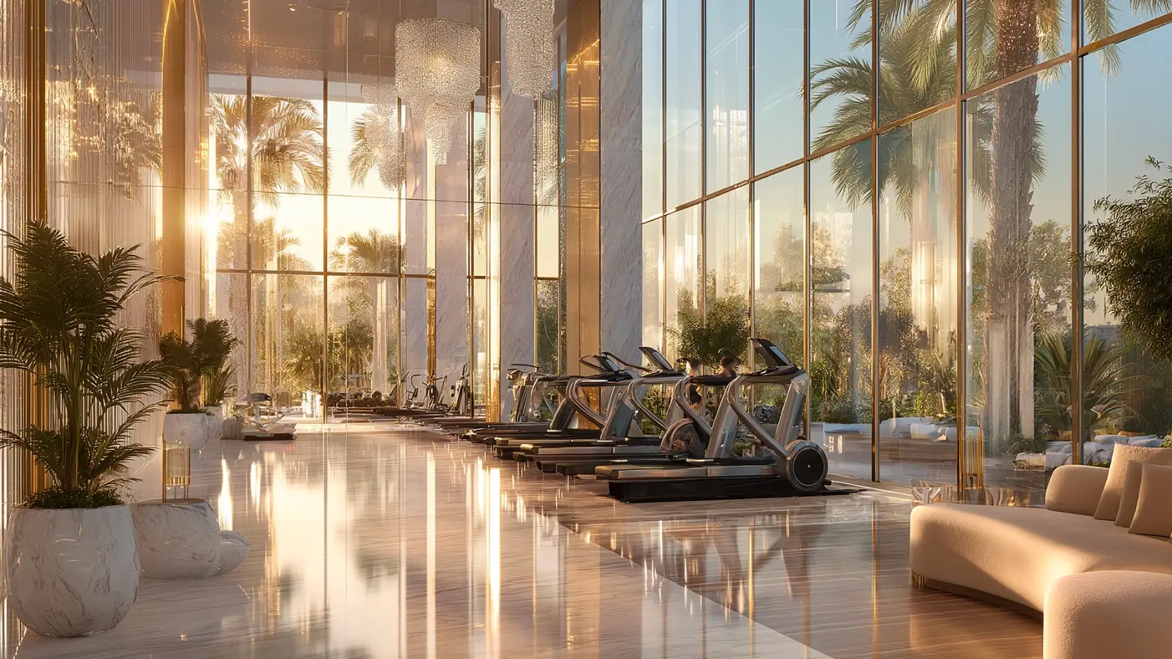 Fitness studio at Vistal By Victoria Swarovski, Al Mouj