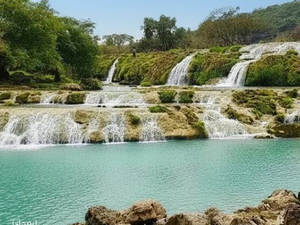 Wadi Darbat waterfalls near Salalah, Dhofar Oman
