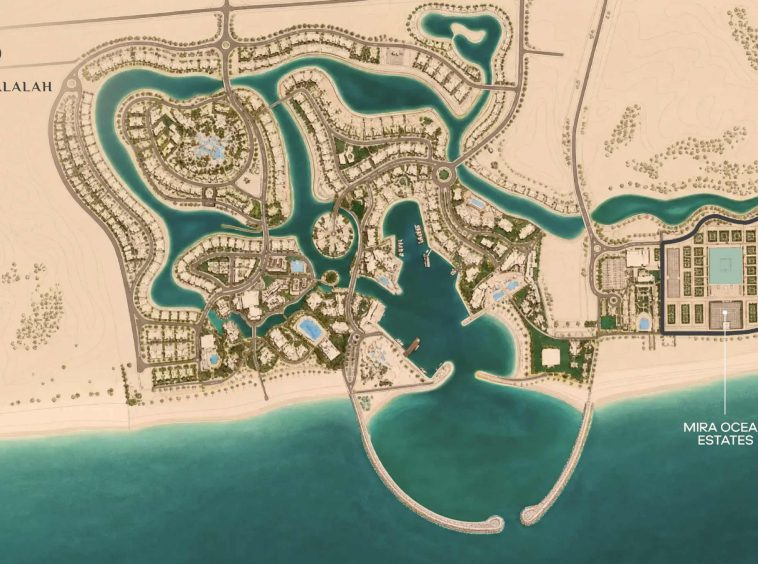 Mira Ocean Estates - plot location on the Hawana Salalah masterplan