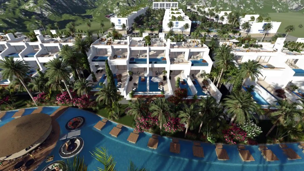 Bahamas Homes Esentepe apartments and sea villas exterior render