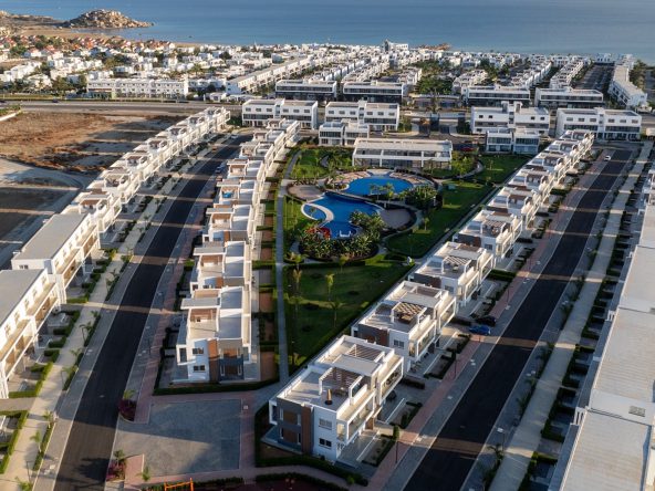 Four Seasons Life II aerial view of the housing blocks and roads
