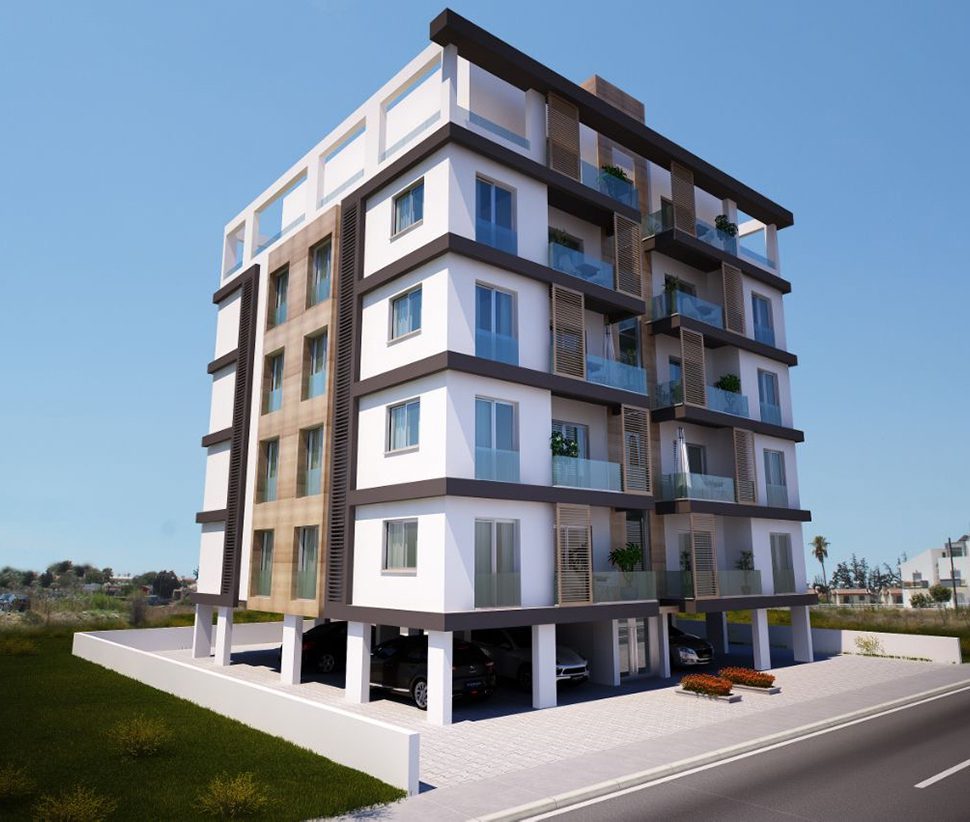 نمای بیرونی ساختمان آپارتمانی Isatis 2 Famagusta (رندر)