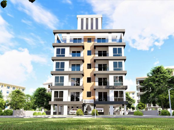 نمای بیرونی ساختمان آپارتمانی Isatis 4 Famagusta (رندر)