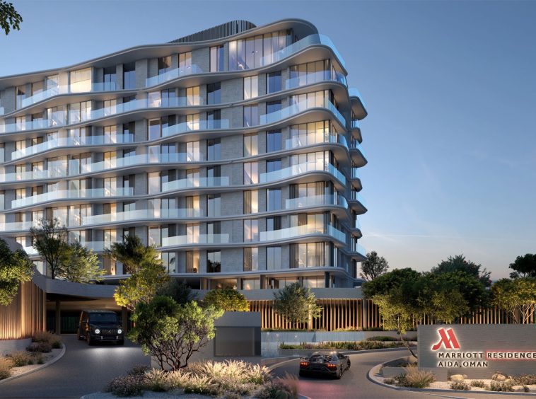 Marriott Residences at AIDA Oman: building exterior (render)