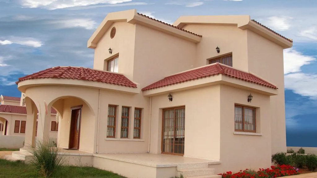 Northern Garden NorthernLAND detached villa with red tiled roof