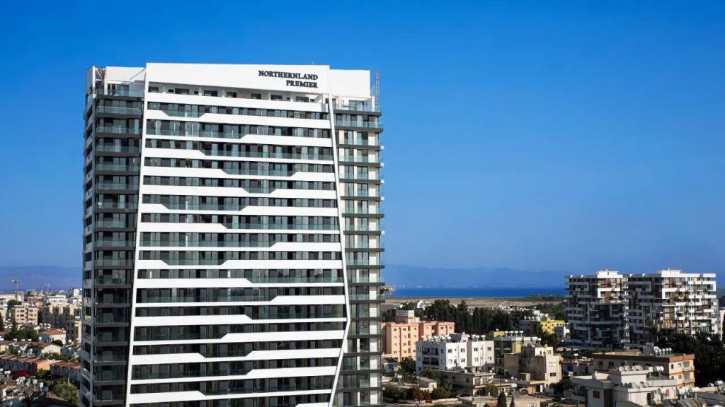NorthernLAND Premier Famagusta tower seen above the city rooftops
